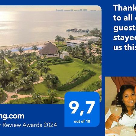 Apartament Swim The Caribbean & Work With A View Cancún Zewnętrze zdjęcie